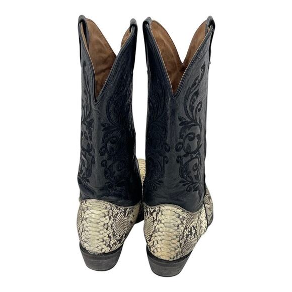 Rogers Boots Handmade Python Snakeskin Leather Cowgirl Boots  11 main image 5